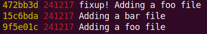 fixup commit